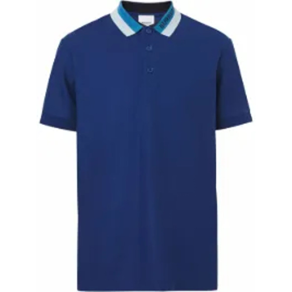 Burberry Logo Detail Piqu� Polo Shirt Size L - Picture 1 of 5